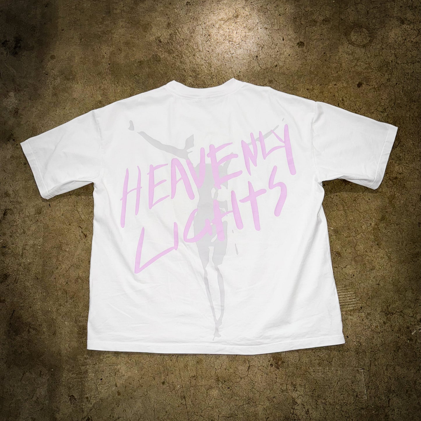 WHITE & PINK "COMMENDED" TEE
